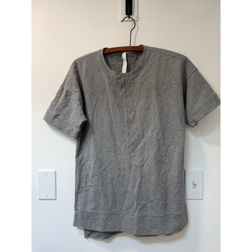 Lululemon Cut Above Tee Heathered Grey Size 4
